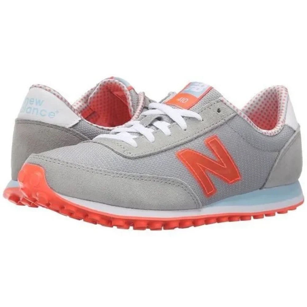 New Balance 410 Sneakers - Gray and Coral